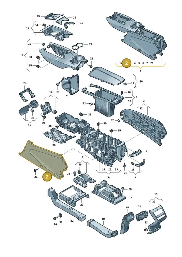 11H8684314PK — SEAT CUPRA Tavascan (2023-) diagram 20h863060, position 2