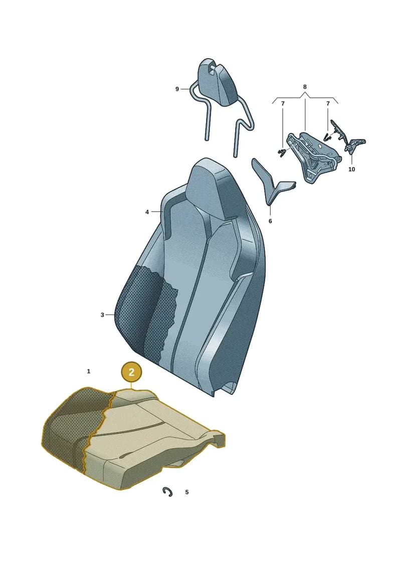 11H881405AQJI — SEAT CUPRA Tavascan (2023-) diagram 20h881070, position 2