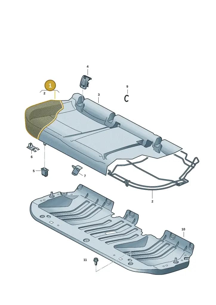 11H885175 — SEAT CUPRA Tavascan (2023-) diagram 10a885000, position 1