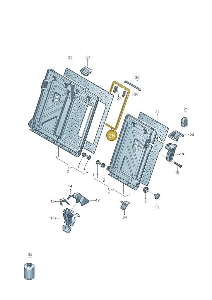 11H8852194PK — SEAT CUPRA Tavascan (2023-) diagram 813885700, position 25