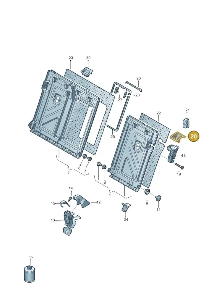 11H8858944PK — SEAT CUPRA Tavascan (2023-) diagram 813885700, position 20