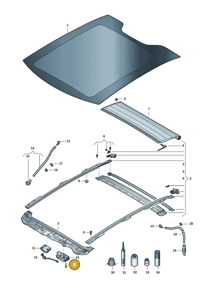 11H898054 — SEAT CUPRA Tavascan (2023-) diagram 20h877000, position 9