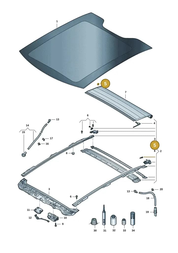 11H898671 — SEAT CUPRA Tavascan (2023-) diagram 20h877000, position 5