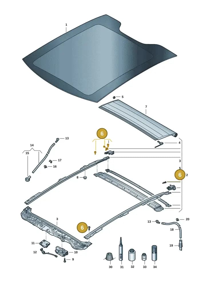 11H898803 — SEAT CUPRA Tavascan (2023-) diagram 20h877000, position 6