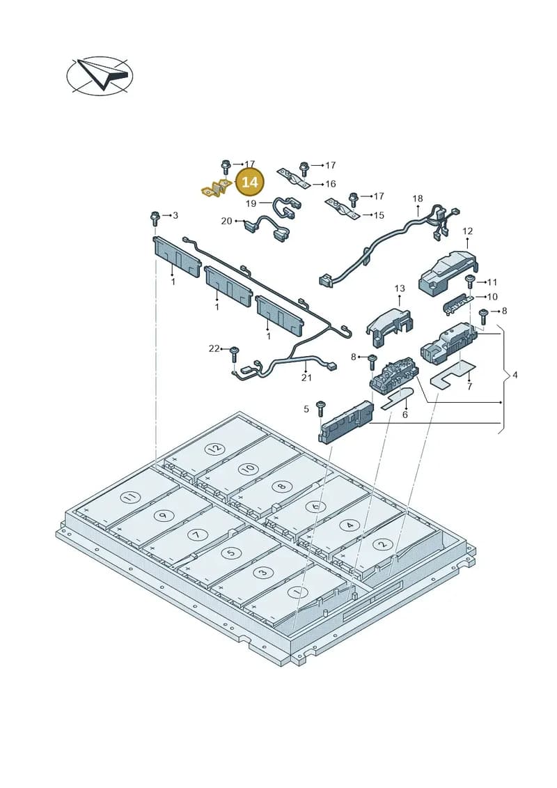 11H915139B — SEAT CUPRA Tavascan (2023-) diagram 11n915061, position 14