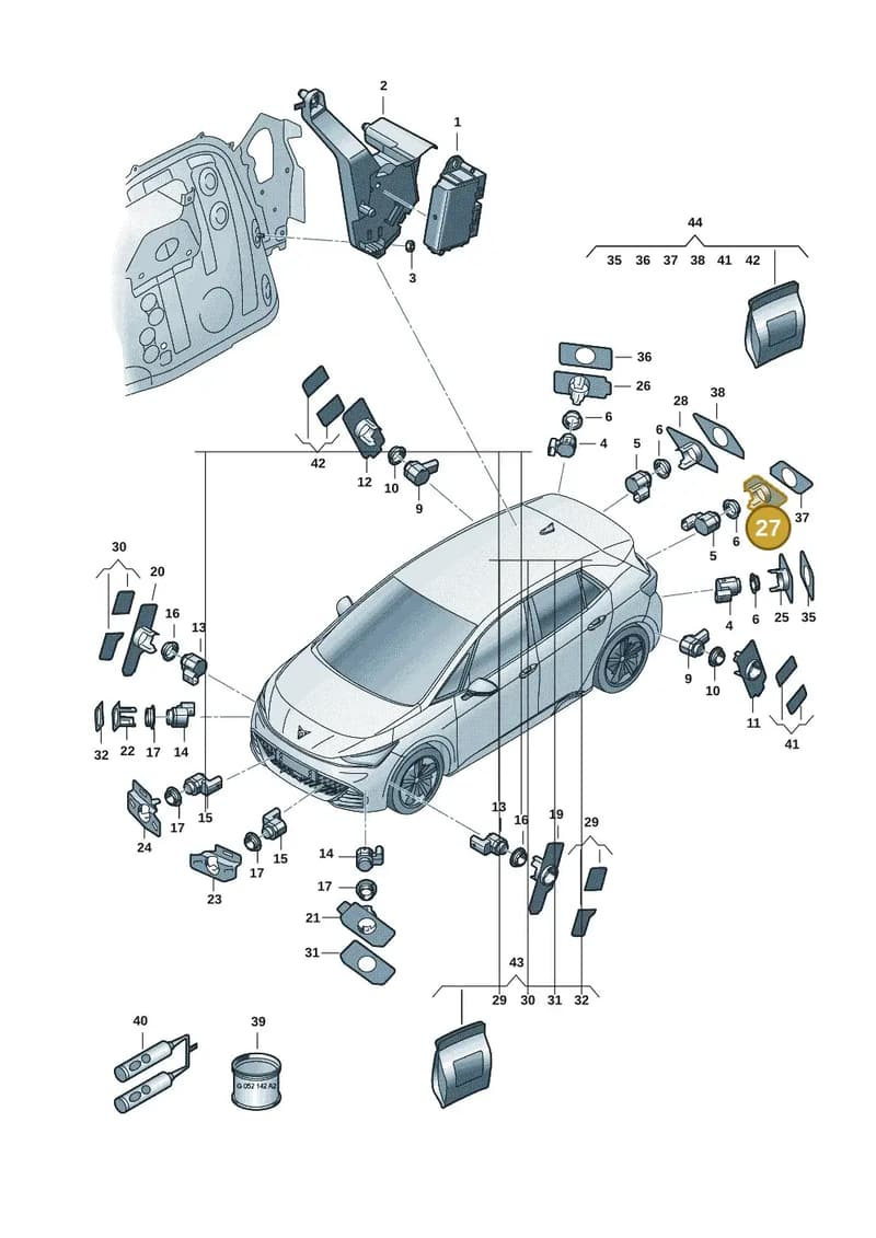 11H919491A — SEAT CUPRA Tavascan (2023-) diagram 10s919000, position 27