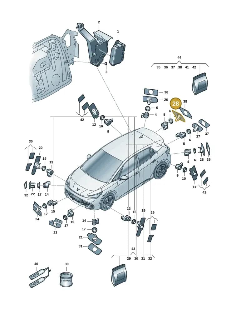 11H919491B — SEAT CUPRA Tavascan (2023-) diagram 10s919000, position 28