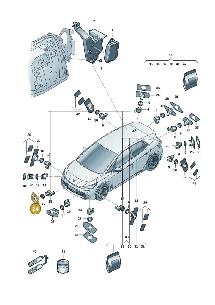 11H919492A — SEAT CUPRA Tavascan (2023-) diagram 10s919000, position 24