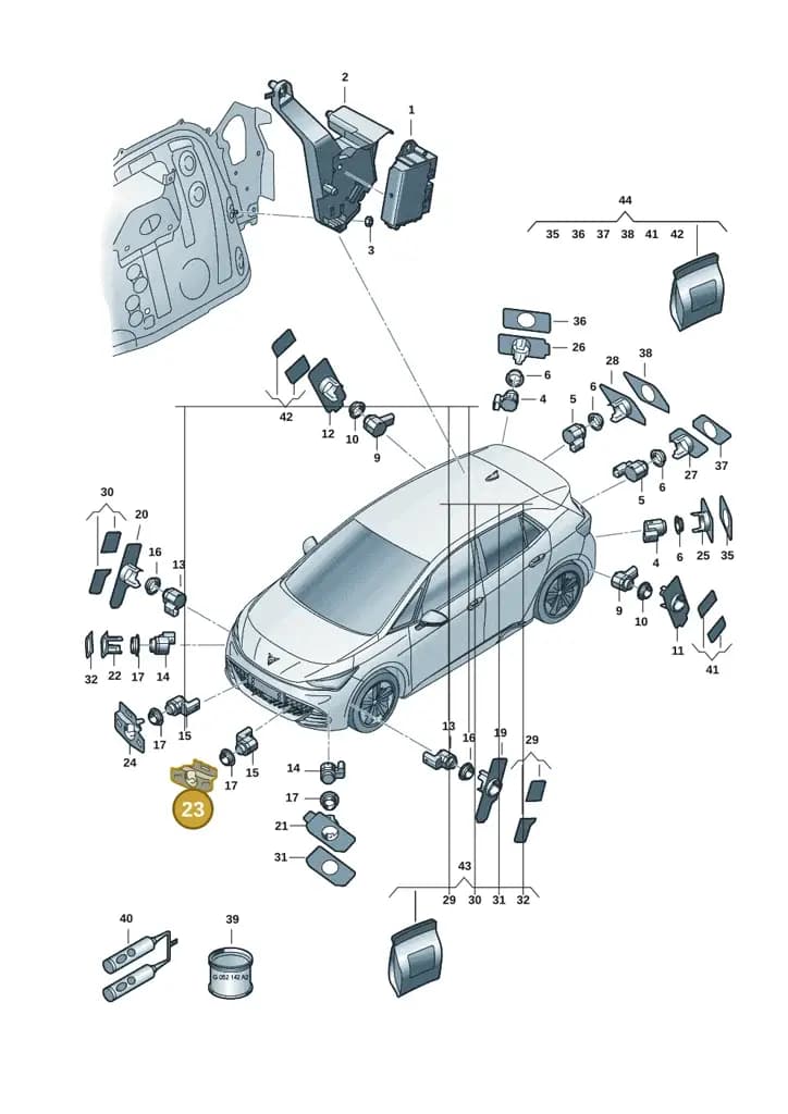 11H919492 — SEAT CUPRA Tavascan (2023-) diagram 10s919000, position 23