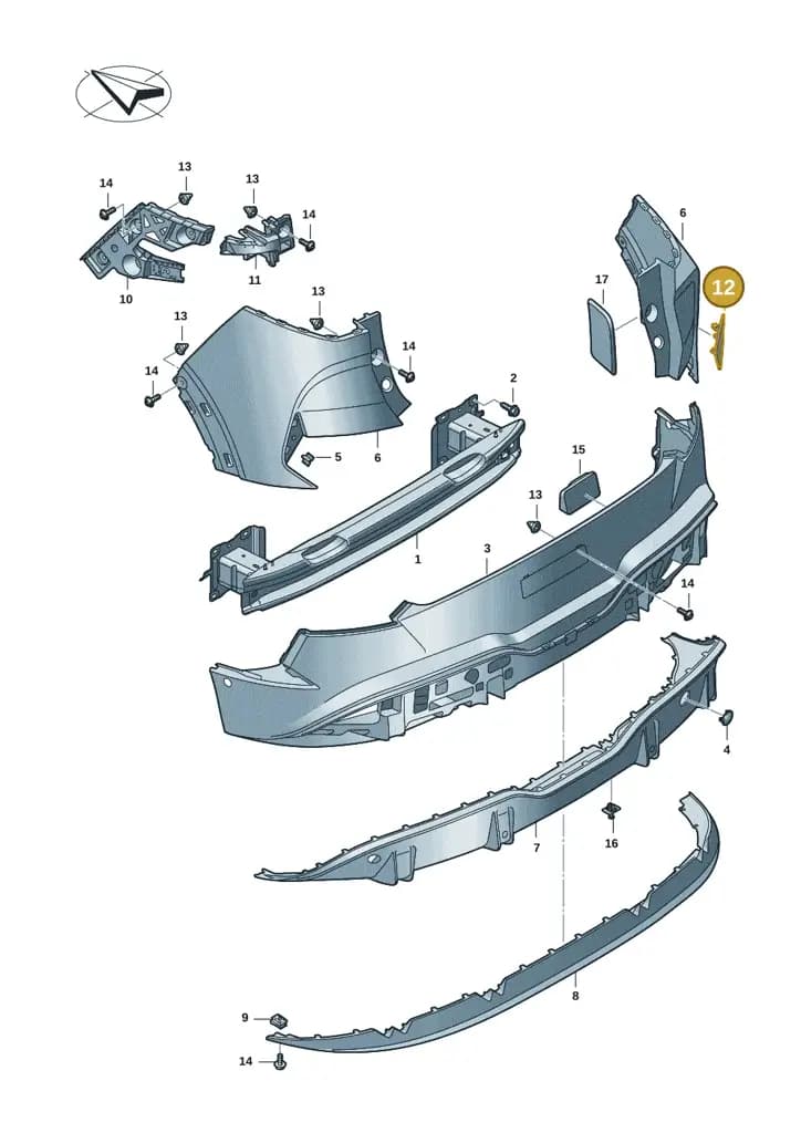 11H945105 — SEAT CUPRA Tavascan (2023-) diagram 20h807050, position 12