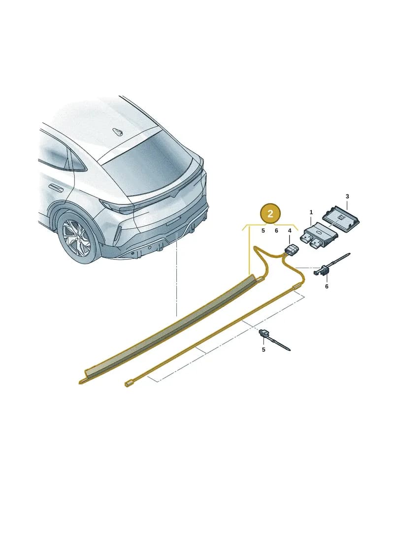 11H962253 — Volkswagen ID.UNYX (2024-) diagram 11h909300, position 2