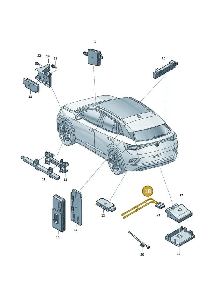 11H962253 — SEAT CUPRA Tavascan (2023-) diagram 11a909000, position 18