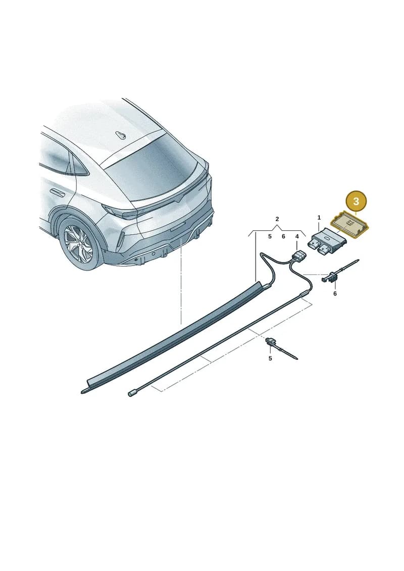 11H962283 — Volkswagen ID.UNYX (2024-) diagram 11h909300, position 3
