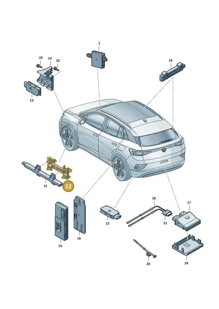 11H962283B — SEAT CUPRA Tavascan (2023-) diagram 11a909000, position 12