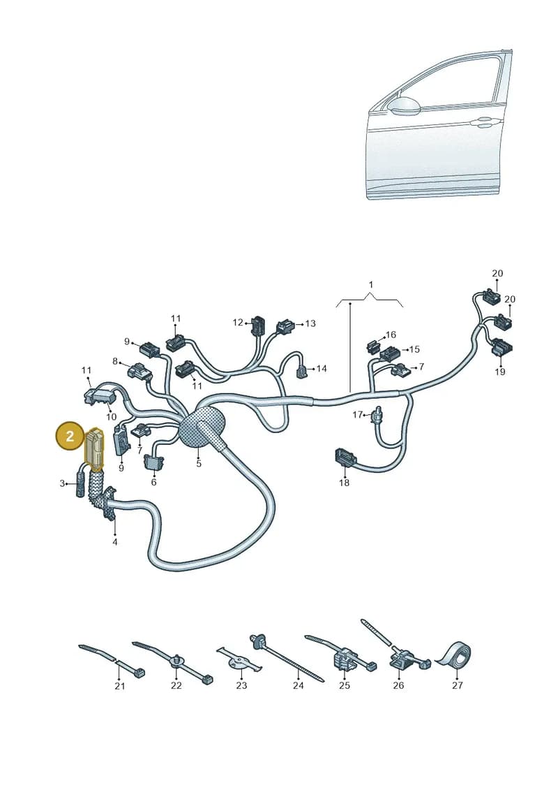 11H971021A — SEAT CUPRA Tavascan (2023-) diagram 20h972033, position 2