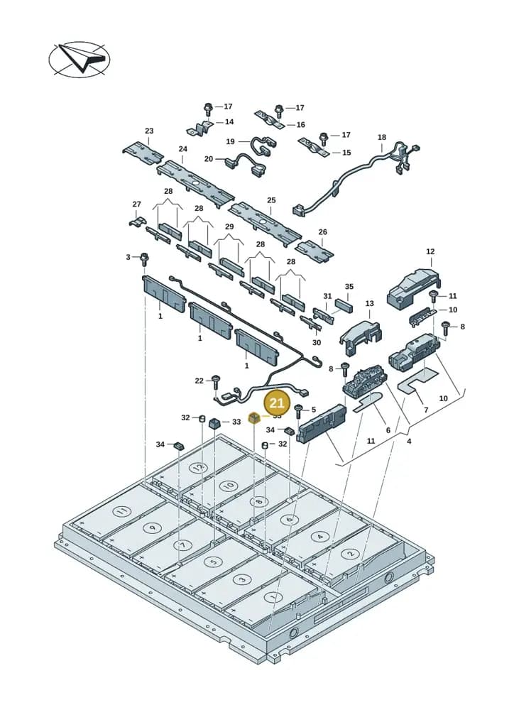 11H971221F — SEAT CUPRA Tavascan (2023-) diagram 11n915061, position 21