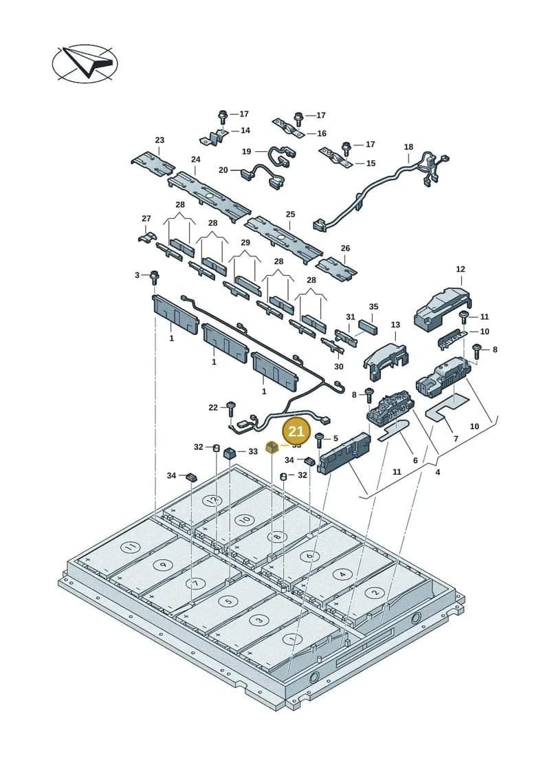 11H971221F — SEAT CUPRA Tavascan (2023-) diagram 11n915061, position 21