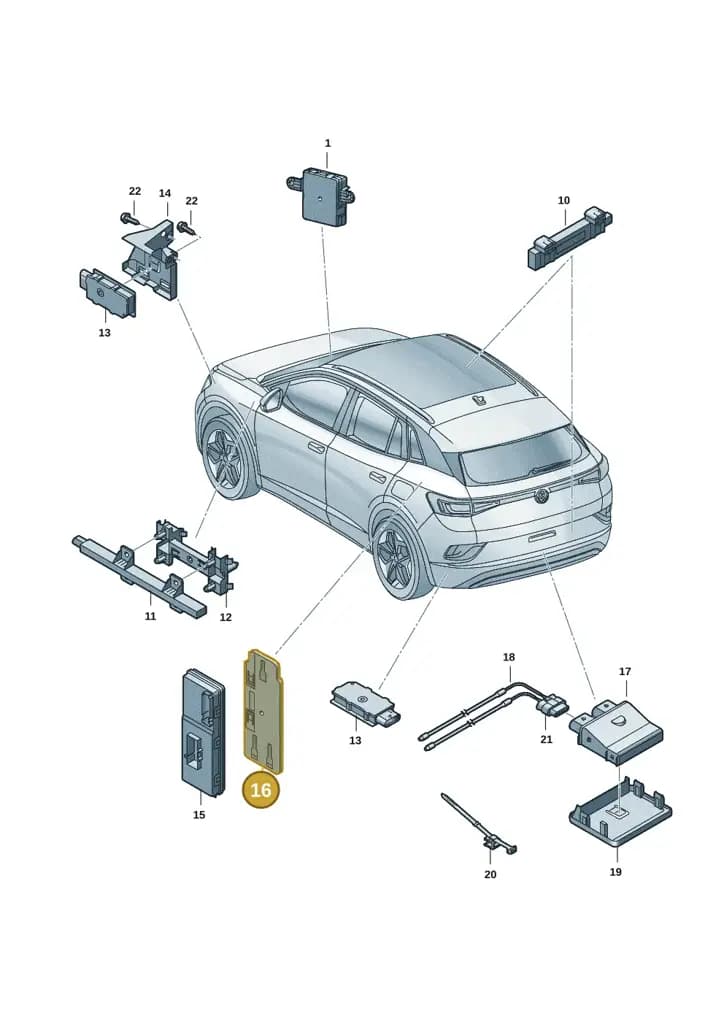 11H971502 — SEAT CUPRA Tavascan (2023-) diagram 11a909000, position 16