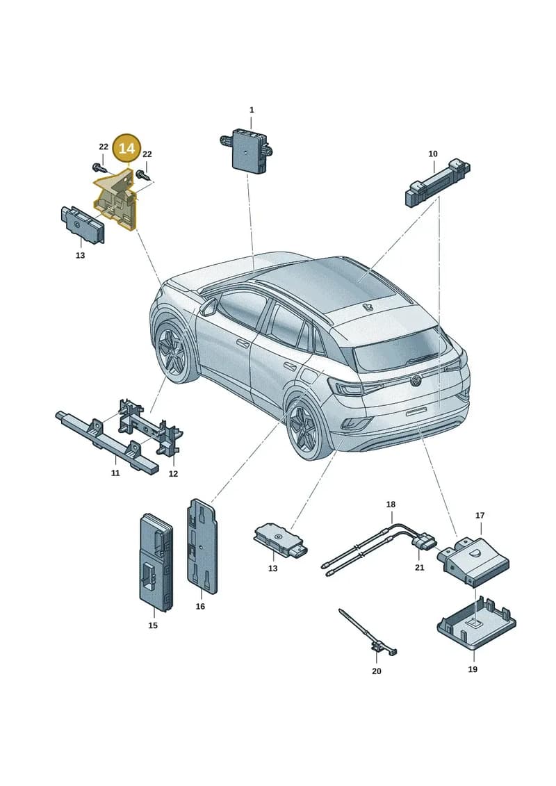 11H971593A — SEAT CUPRA Tavascan (2023-) diagram 11a909000, position 14