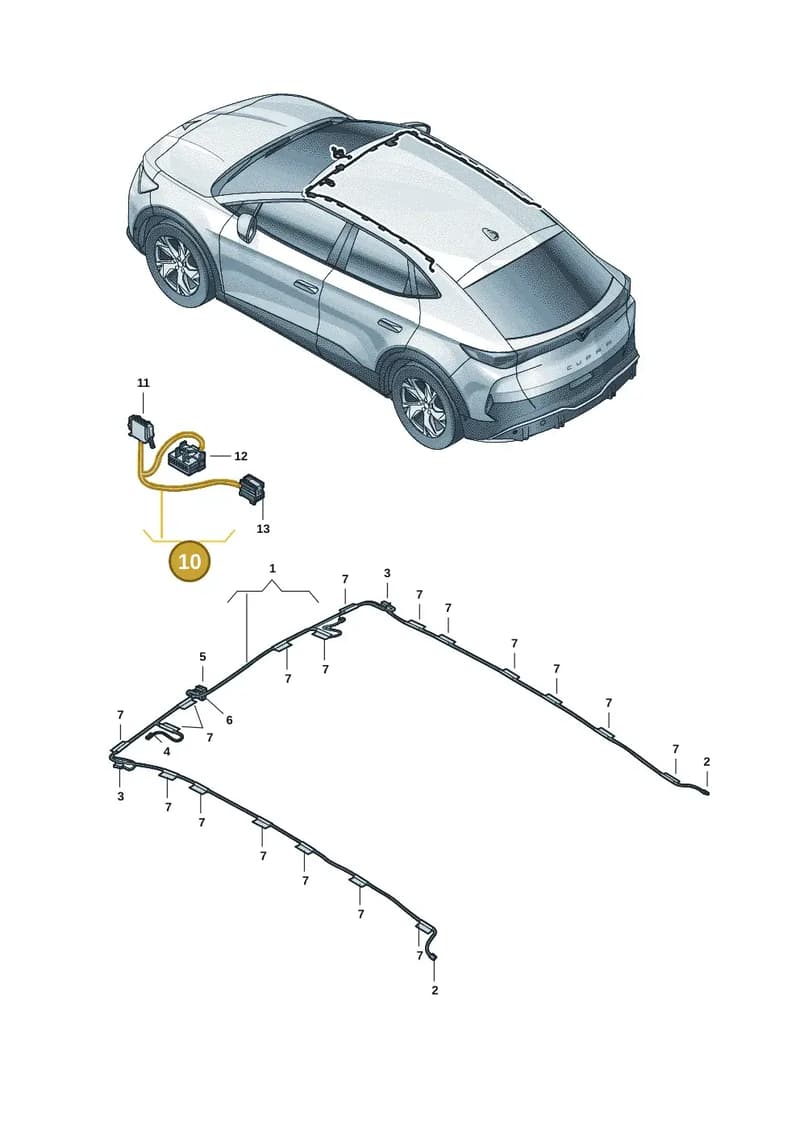 11H971648 — Volkswagen ID.UNYX (2024-) diagram 20h972070, position 10
