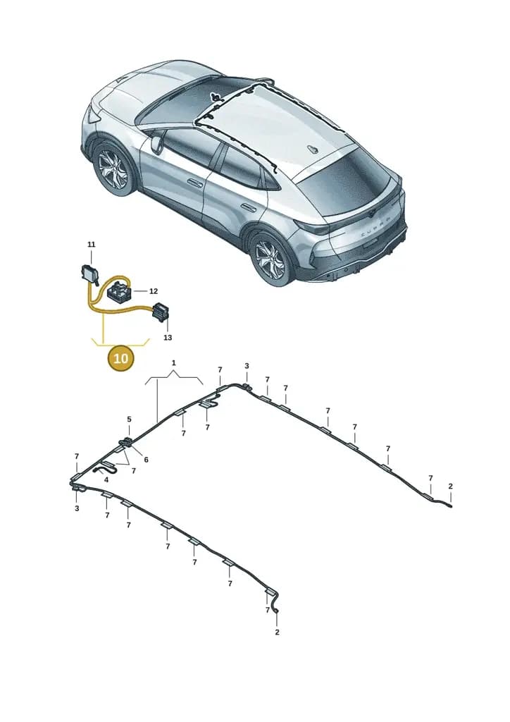 11H971648 — SEAT CUPRA Tavascan (2023-) diagram 20h972070, position 10