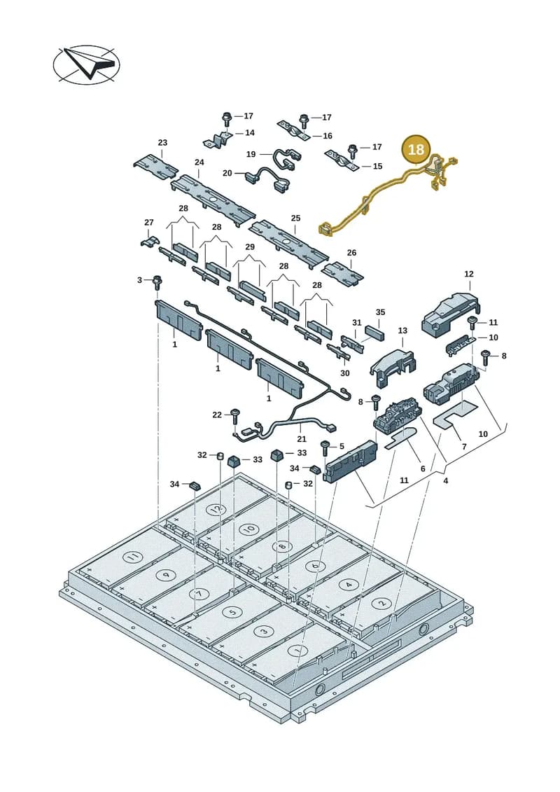 11H971689D — Volkswagen ID.UNYX (2024-) diagram 11n915061, position 18