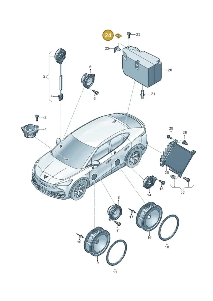 11H971923 — SEAT CUPRA Tavascan (2023-) diagram 20h035035, position 24