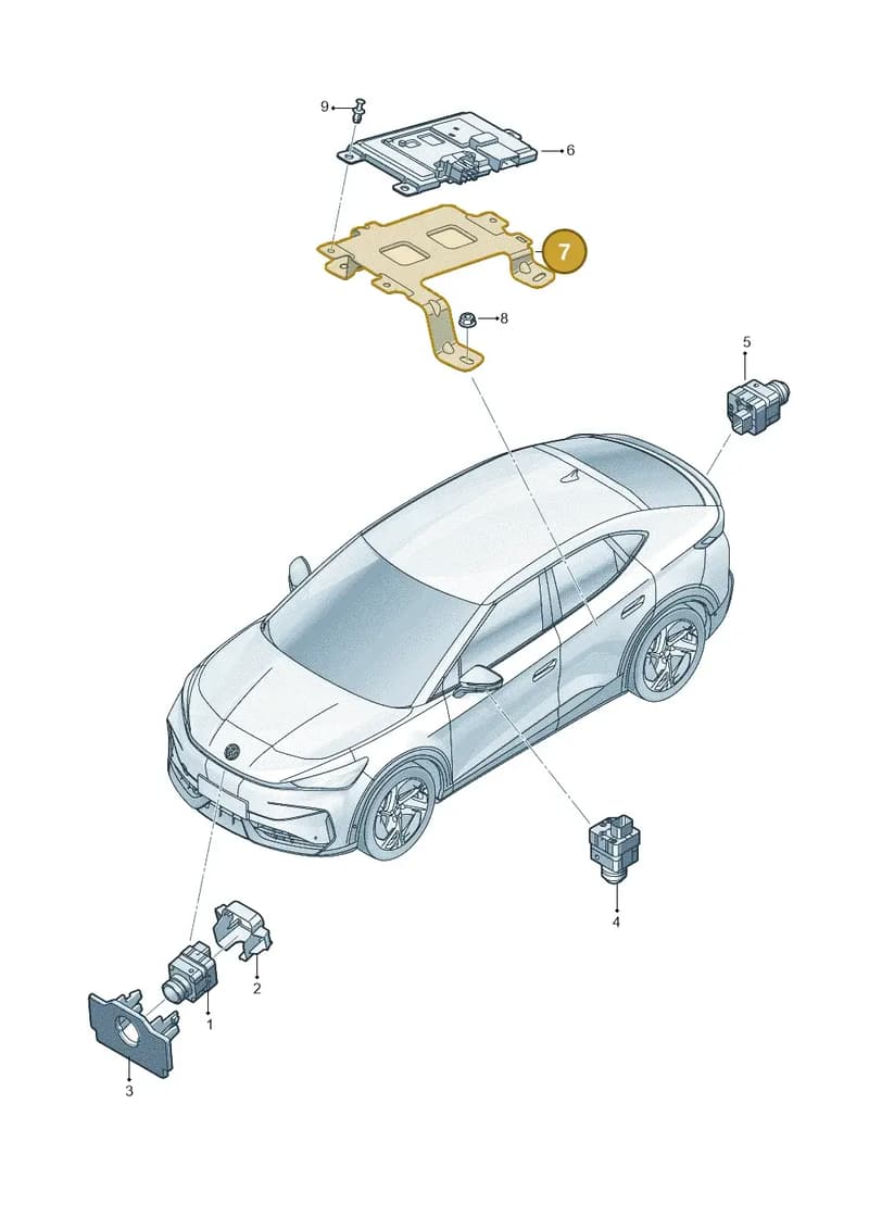 11H972592 — Volkswagen ID.UNYX (2024-) diagram 11h907125, position 7