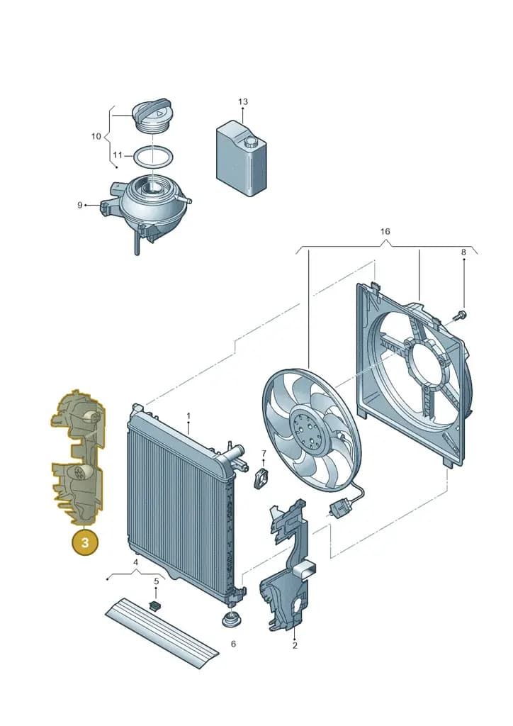 12S121284 — SEAT Mii Electric (2020-2021) diagram 772121700, position 3