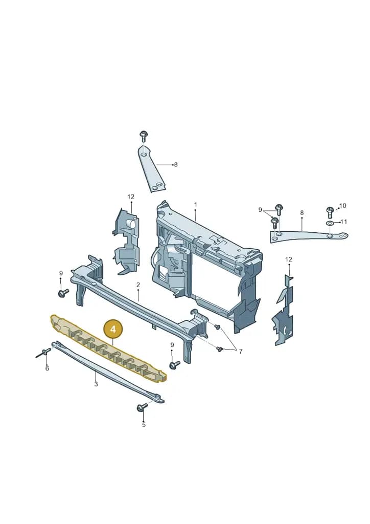 12S807248 — SEAT Mii Electric (2020-2021) diagram 727805000, position 4