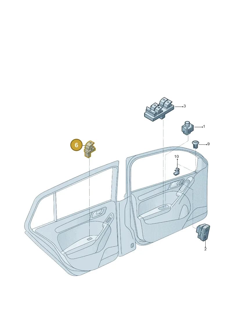 19D959855WHS — Volkswagen Tharu (2020-2020) diagram 579959100, position 6