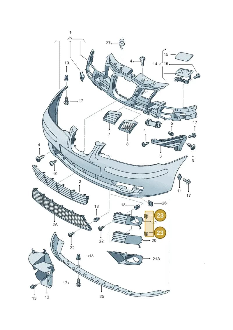 1M0972154 — SEAT IBIZA                  06> (2005-) diagram 468807000, position 23