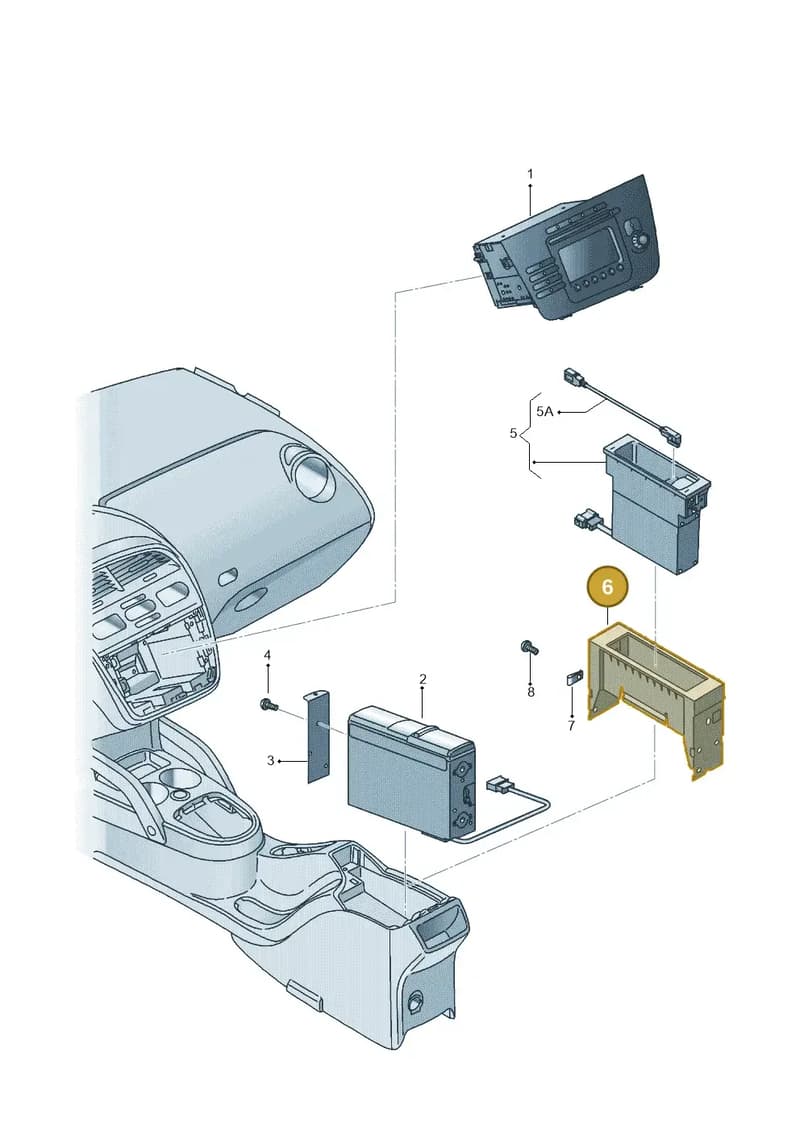 1P0971262A — SEAT ALTEA                  07> (2006-) diagram 418035900, position 6