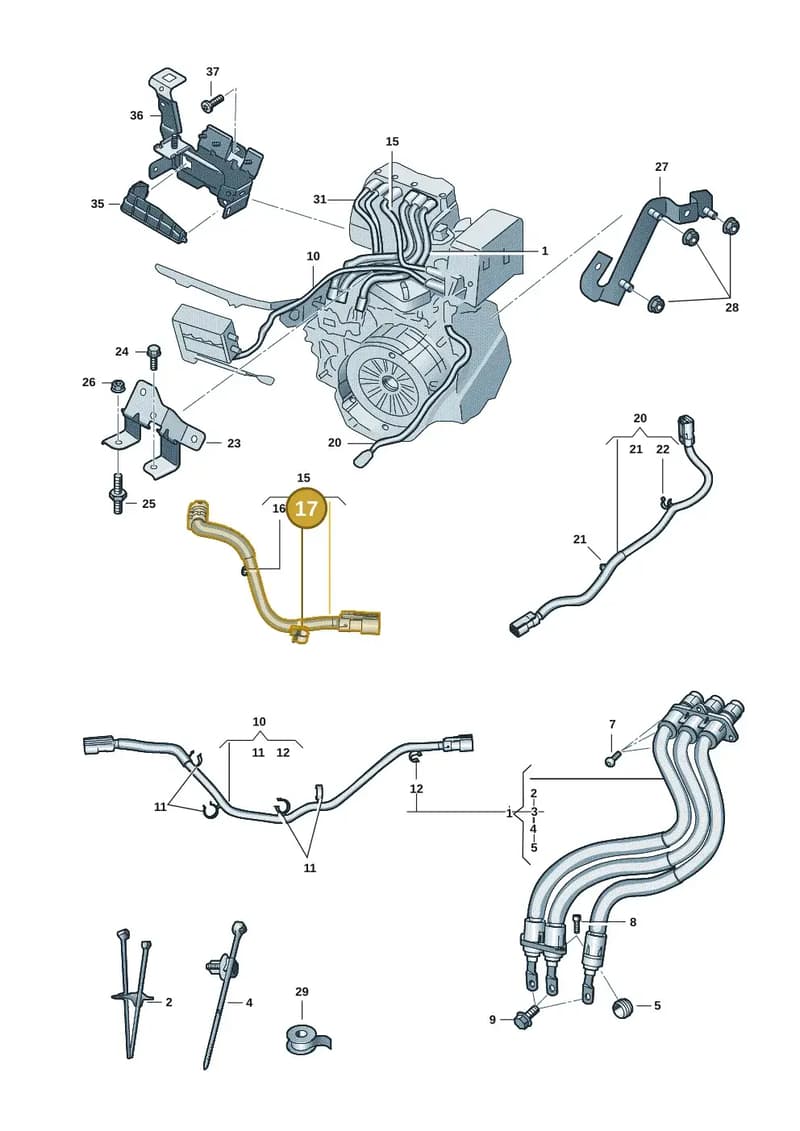 1P0971838A — Skoda Kodiaq (2024-2024) diagram 57x970110, position 17