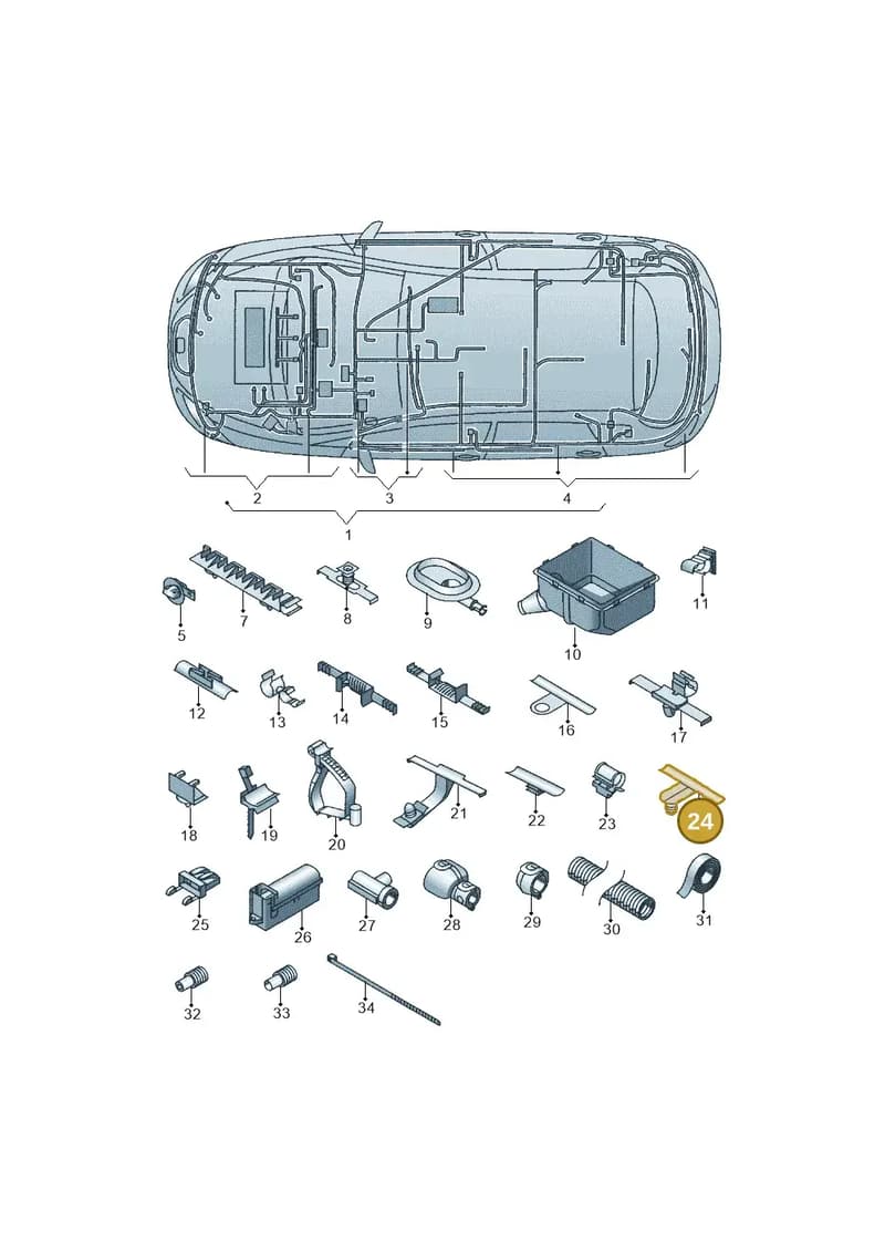 1P0971848E — SEAT Leon Stylance (2010-2012) diagram 418971810, position 24