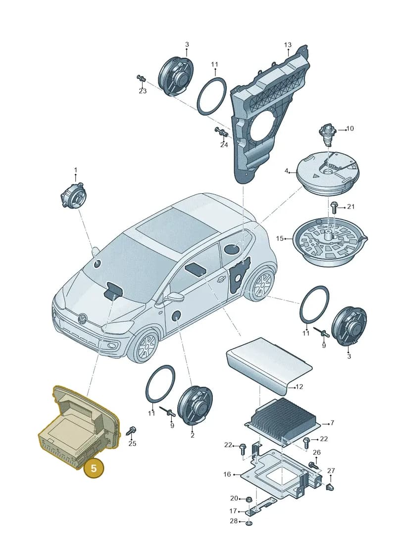 1SL035871AITZ — SEAT Mii (2011-2019) diagram 723035350, position 5