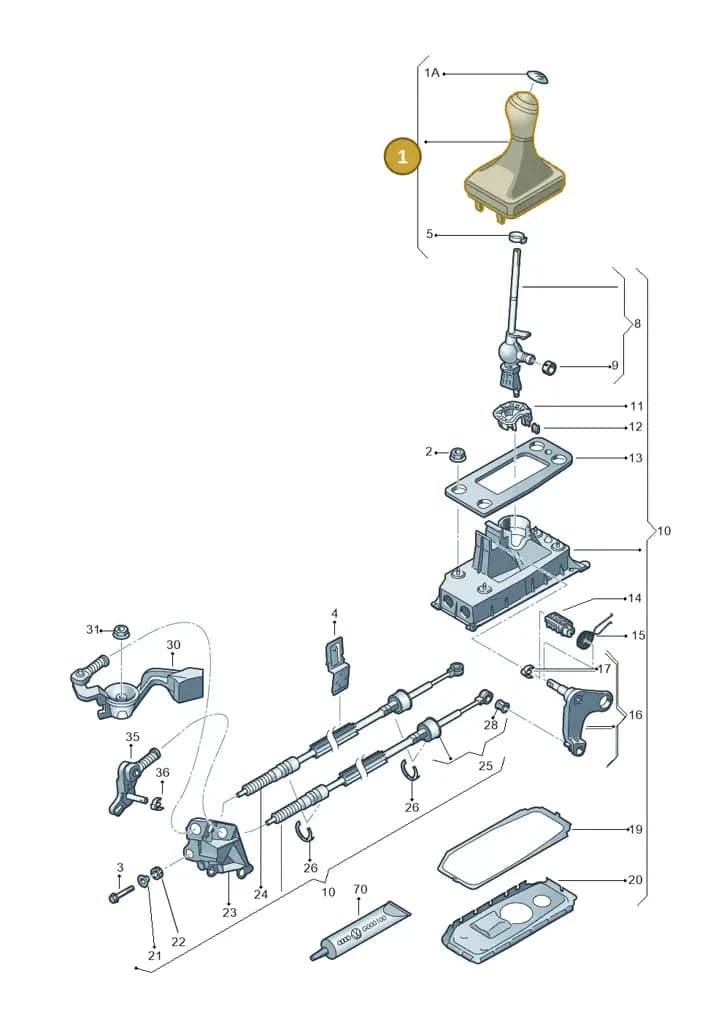 1SL711113HGET — SEAT Mii (2011-2019) diagram 723711300, position 1