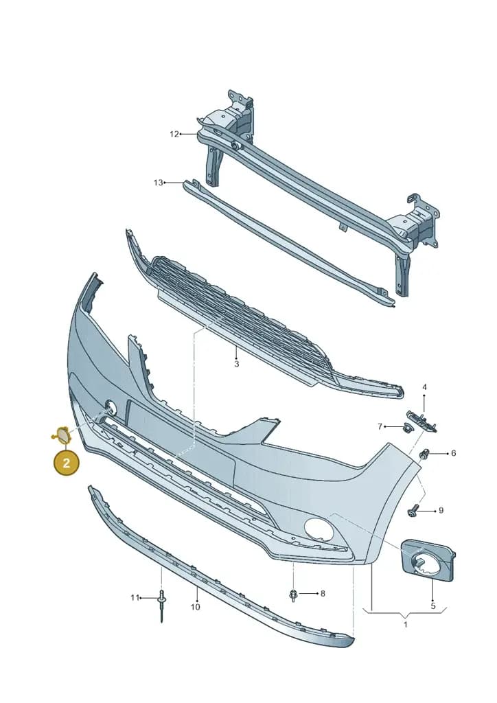 1SL807241GRU — SEAT Mii Electric (2020-2021) diagram 735807000, position 2