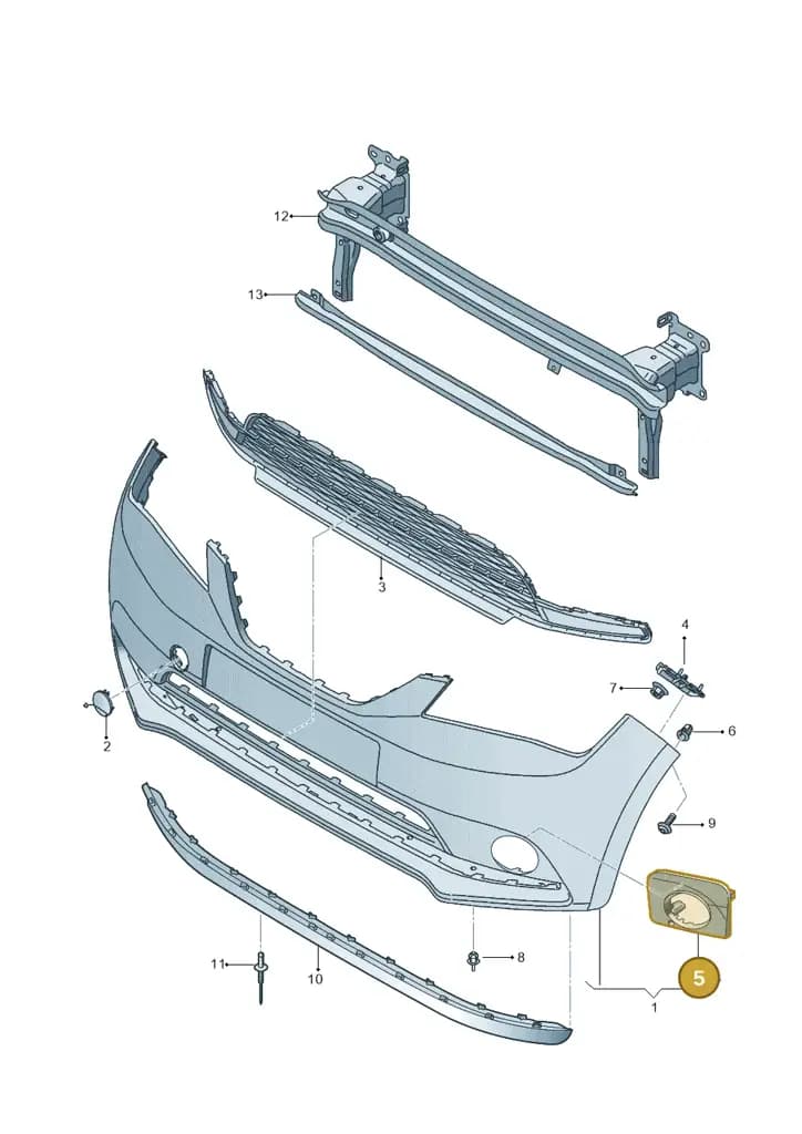 1SL807261A — SEAT Mii Electric (2020-2021) diagram 735807000, position 5