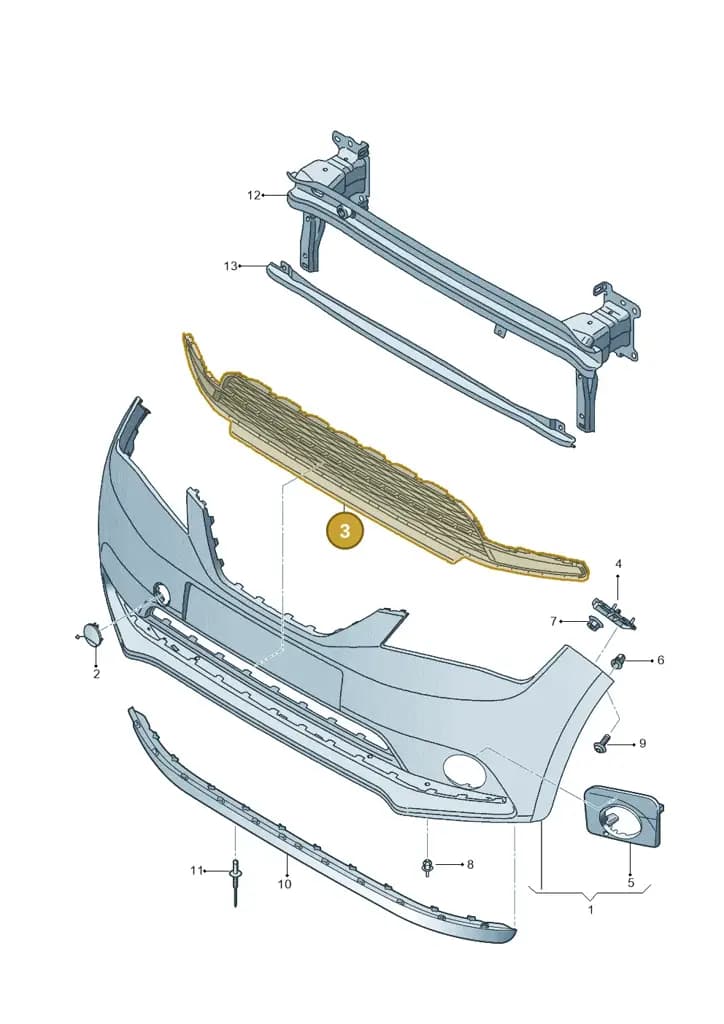 1SL853677B9B9 — SEAT Mii Electric (2020-2021) diagram 735807000, position 3