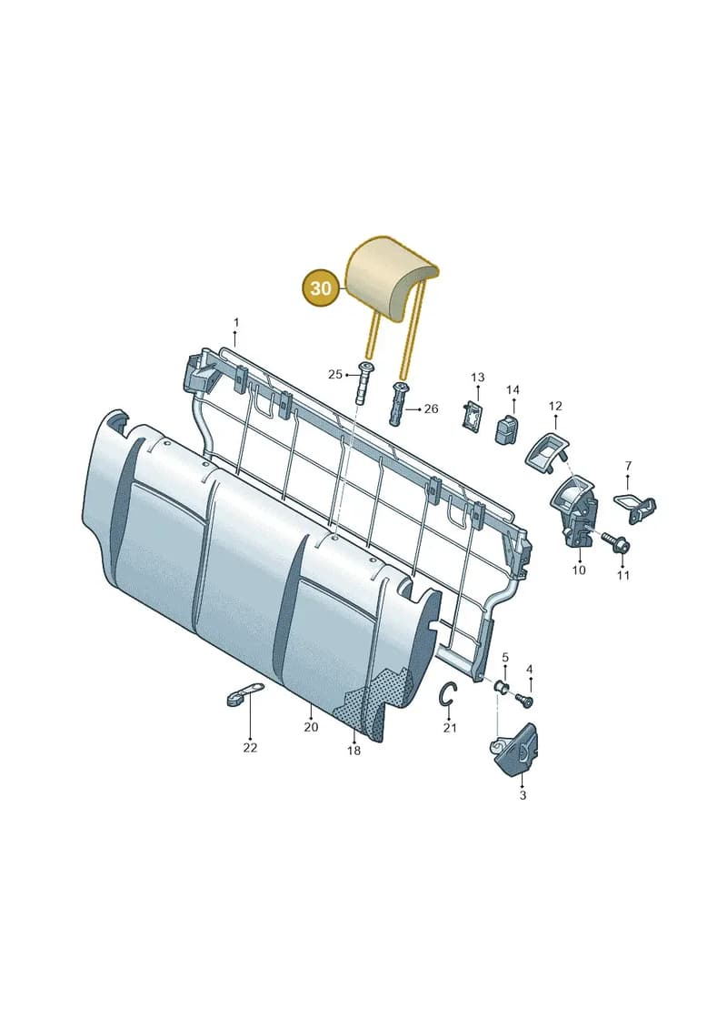 1SL885901DWB5 — SEAT Mii (2011-2019) diagram 723885600, position 30