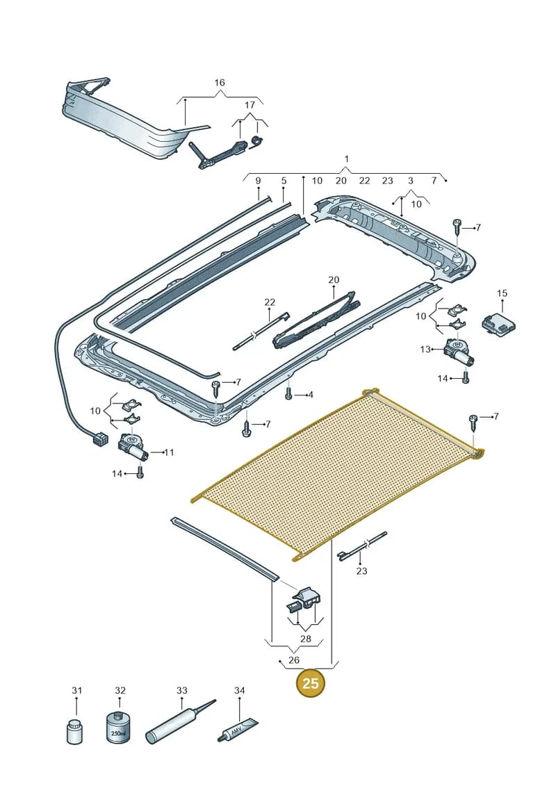 3G9877307D6PS — SEAT Leon style (2019-) diagram 793877200, position 25