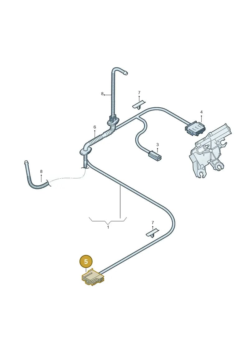 4B0937714 — SEAT Exeo ST Reference (2008-2011) diagram 454972880, position 5
