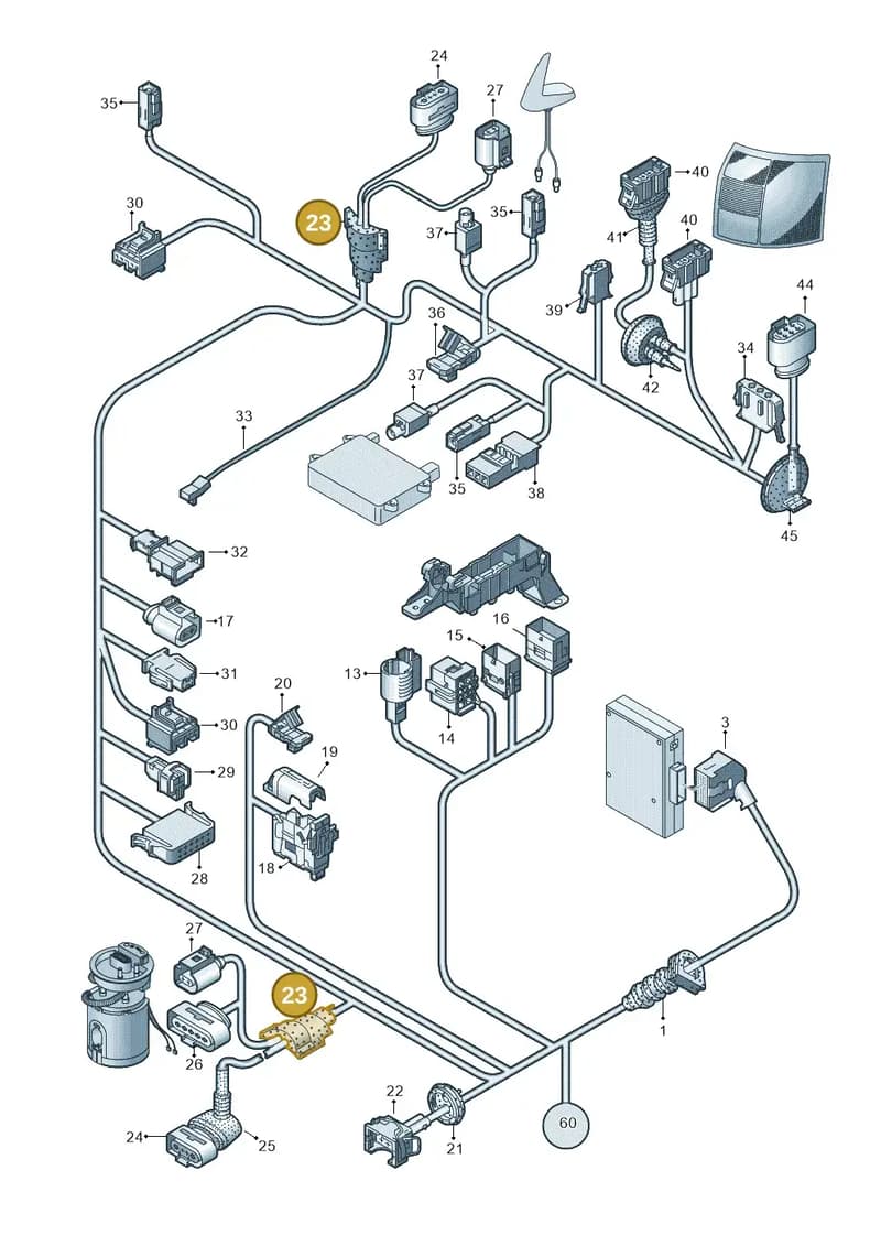 4B0971841D — SEAT Exeo ST Reference (2008-2011) diagram 454971830, position 23