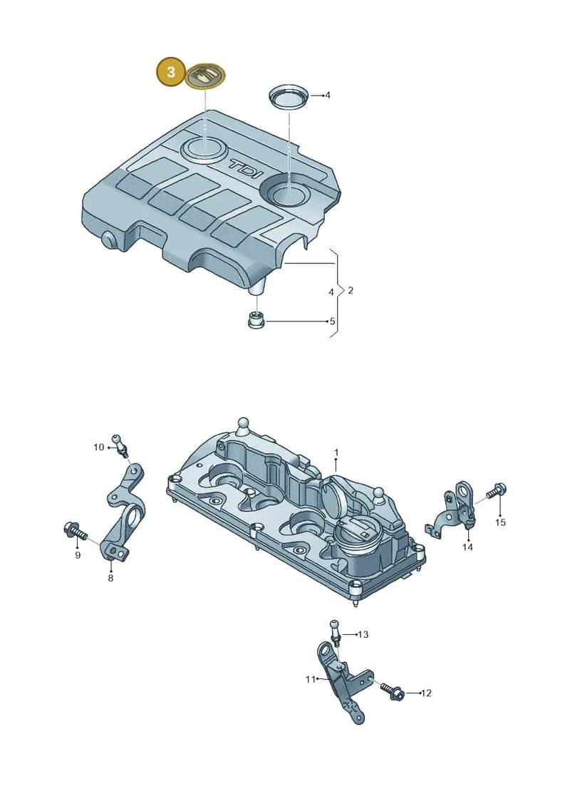 5F0103940 — SEAT Altea XL (2013-) diagram 456103810, position 3