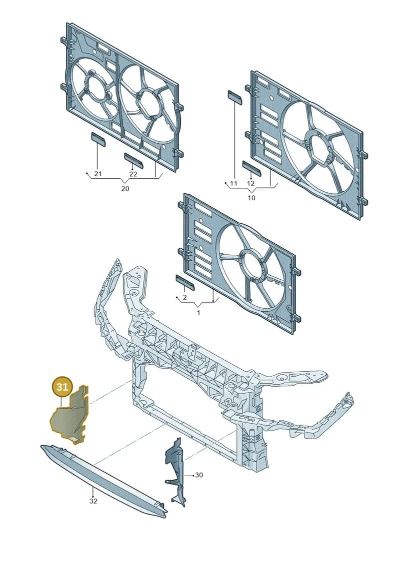 5F0121284P — SEAT Leon ST (2012-) diagram 754121900, position 31