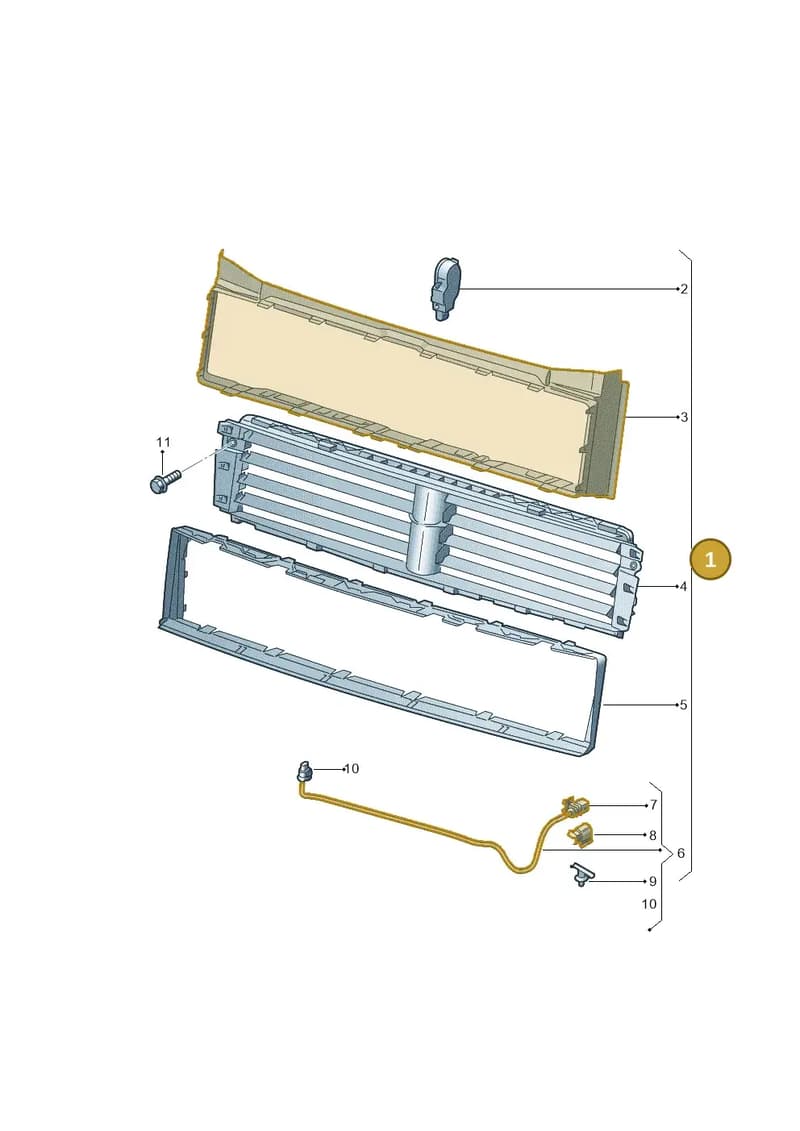 5F0122321E — SEAT Leon ST (2012-) diagram 753805100, position 1