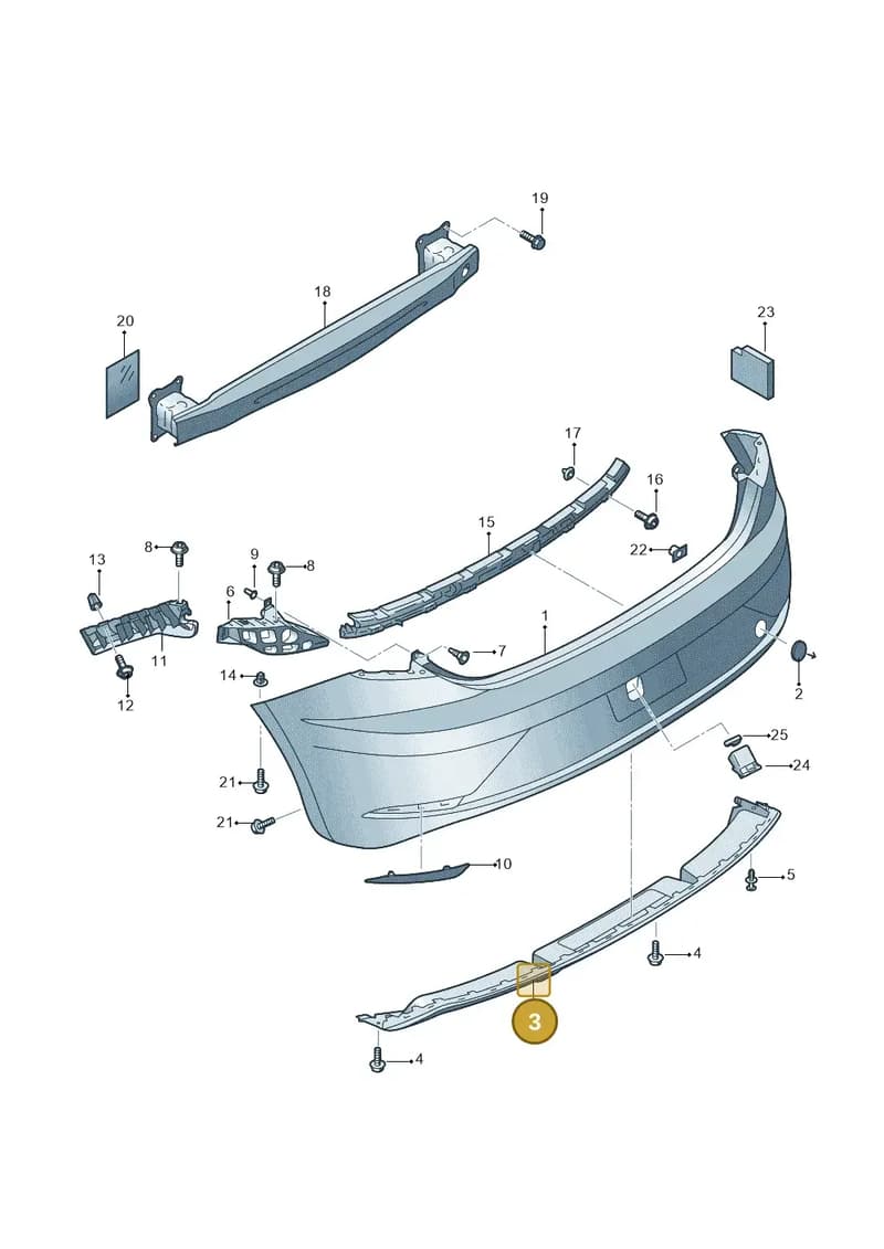 5F0807568B9B9 — SEAT Leon ST (2016-2020) diagram 830807500, position 3