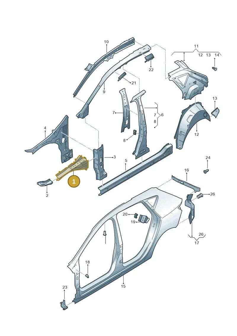5F0810135C — SEAT Leon ST (2016-2020) diagram 754809300, position 1