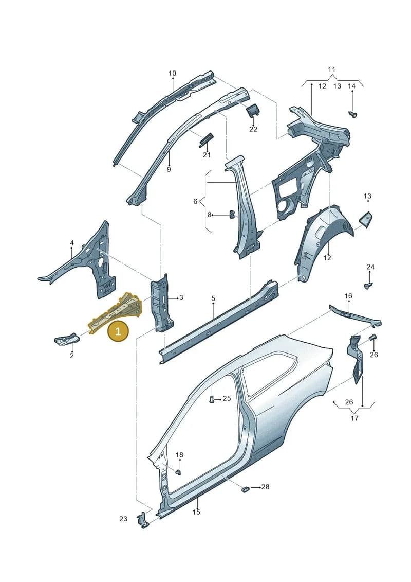 5F0810135C — SEAT Leon ST (2016-2020) diagram 754809000, position 1